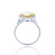 Canary Cluster Diamond Ring - B17521