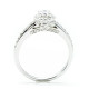 Round Cut Split Shank Halo Engagement Ring