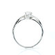Round cut iconic design diamond ring