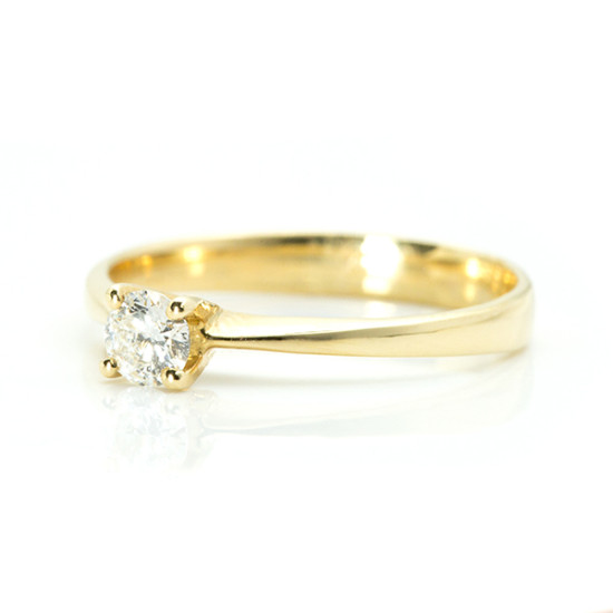 Round Cut Elegant Solitaire Ring