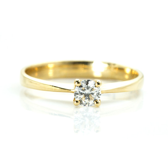 Round Cut Elegant Solitaire Ring