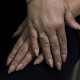 Cushion Cut Scalloped Halo Engagement Ring Cushion Cut Scalloped Halo Engagement Ring