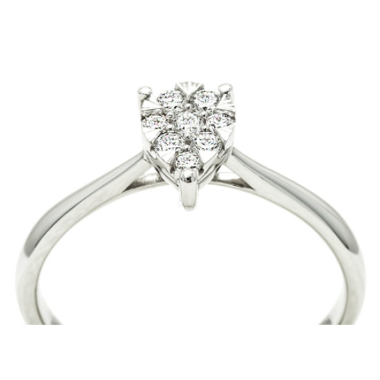 Royal Pear Shape Diamond Ring