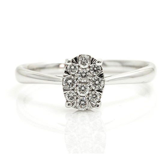  Shine together solitaire ring