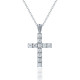  Elegant Cross Diamond Pendant in Australia