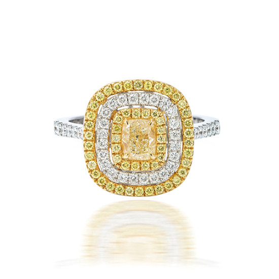 Yellow Diamond Engagement Ring