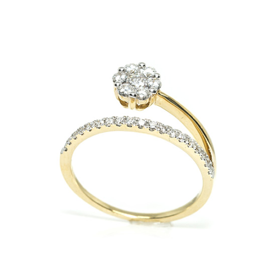 Floret Diamond Ring