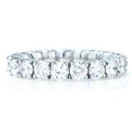 Classic Full Eternity Diamond Bend