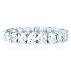 Classic Full Eternity Diamond Bend