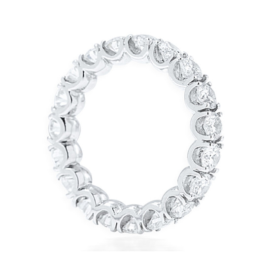 Classic Full Eternity Diamond Bend