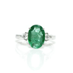 Emerald Diamond Ring Emerald Diamond Ring