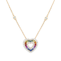 Rainbow Heart Pendant