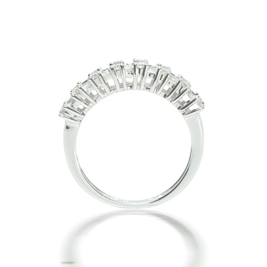 Baguette & Round setting Diamond Ring