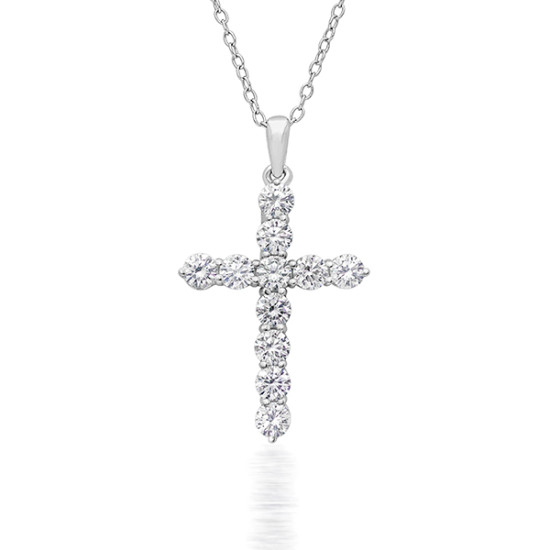 Classic Cross Diamond Pendant