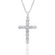 Classic Cross Diamond Pendant