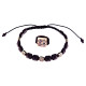 Black Tan Diamond Bracelet