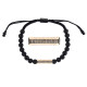 Black Tan Diamond Bracelet