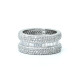 Full eternity baguette diamond ring