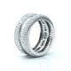 Full eternity baguette diamond ring