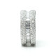 Full eternity baguette diamond ring