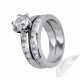 Twin Engagement Diamond Ring-Or1174