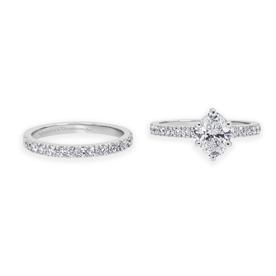 Twin Sets Engaged & Wedding Ring 