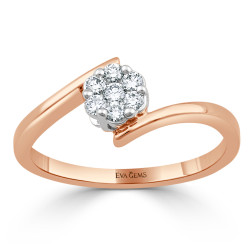Twisted Flower Ring - B17552 Twisted Flower Ring - B17552