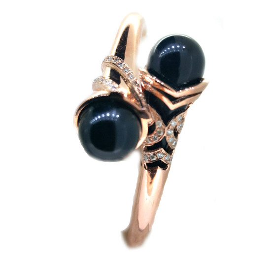 Black Onyx Exotic Bangle