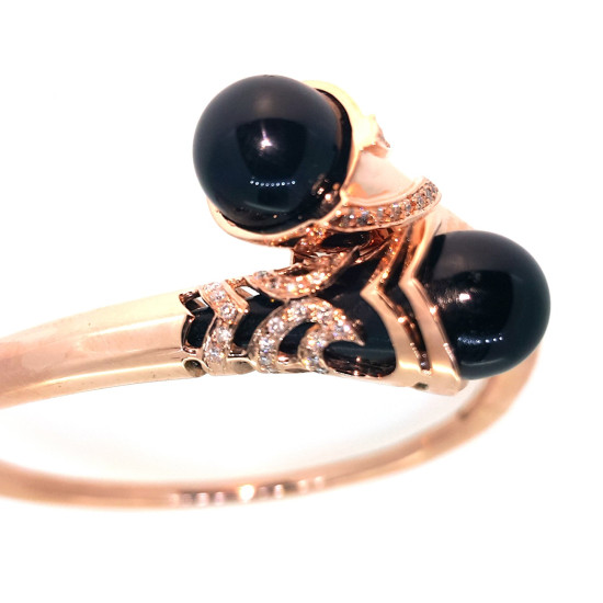 Black Onyx Exotic Bangle