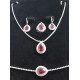 Diamond Necklace with Ruby