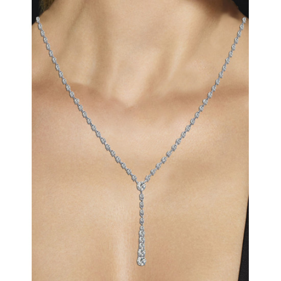 Sandstorm Diamond Half Necklace Set.