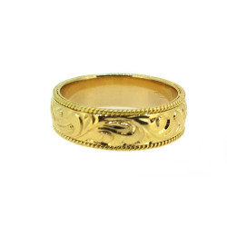 CALLIGRAPHY WEDDING BAND-OR1155  CALLIGRAPHY WEDDING BAND-OR1155