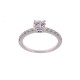 French Pave Engagement Ring OTOR01