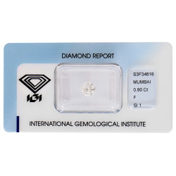 0.90 carats round diamond of Si1 Clarity 0.90 carats round diamond of Si1 Clarity